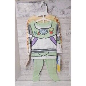 Disney Pixar Toy Story 2 Pairs Woody and Buzz Uniform Pajama Set for Boys 18M